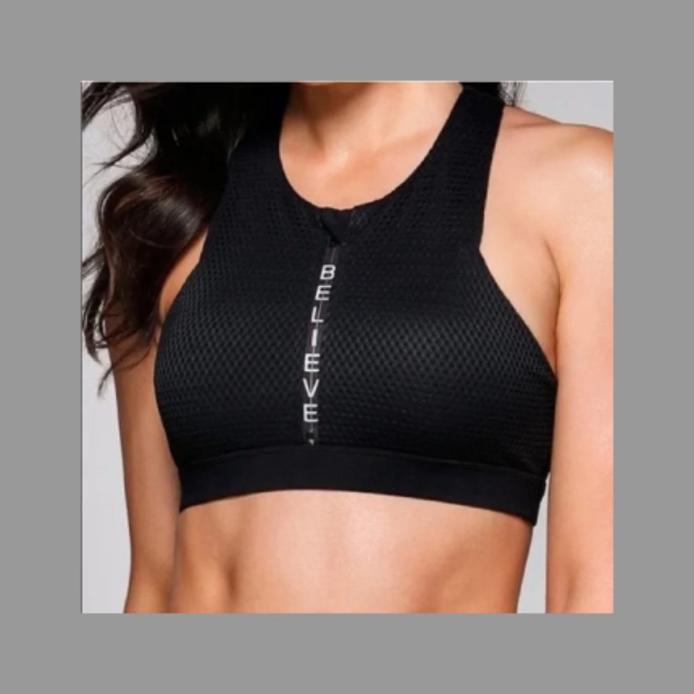 Lorna Jane Zip Front Believe Bra